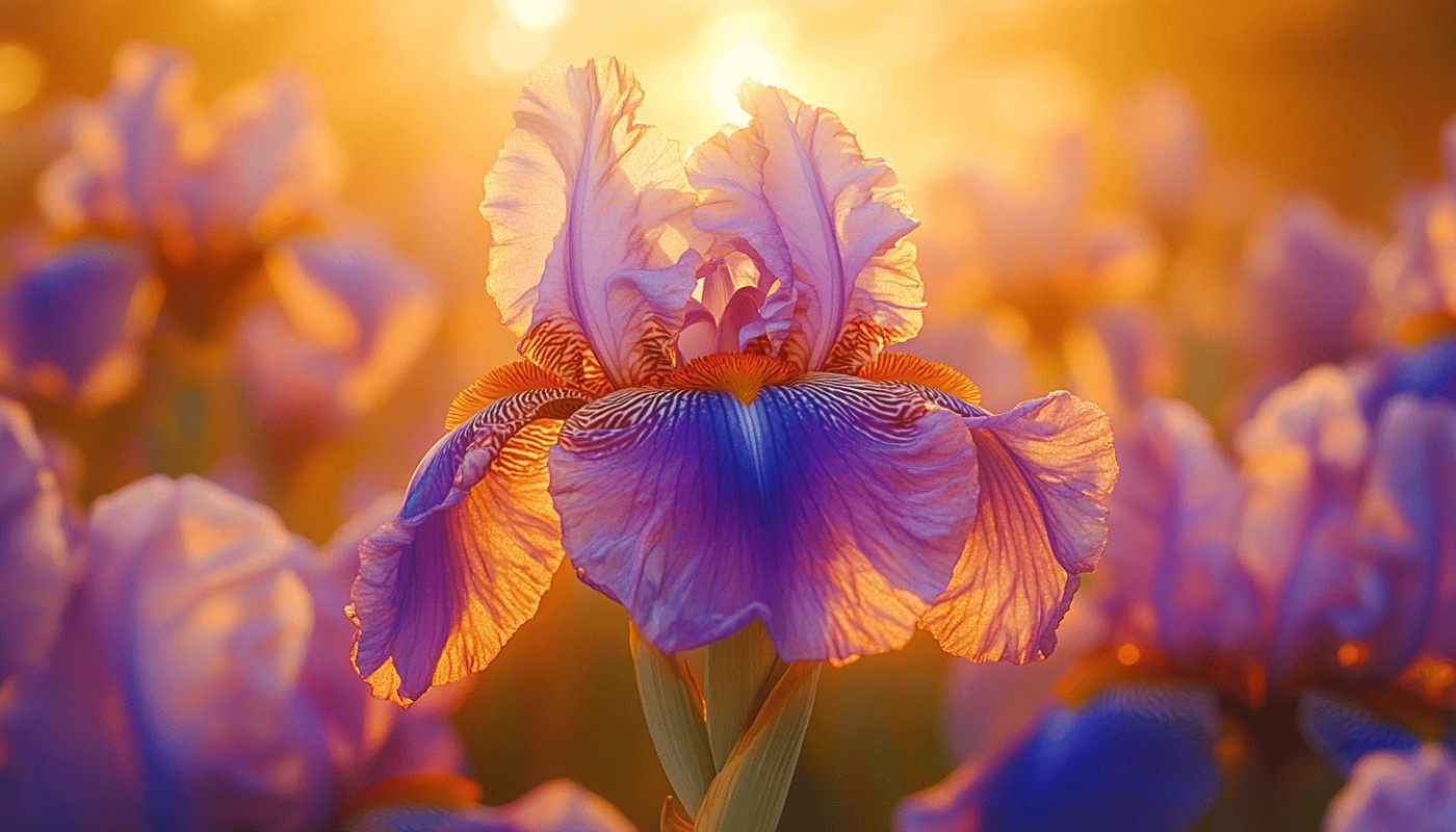 Comment transformer une simple photo d'iris en une œuvre artistique unique